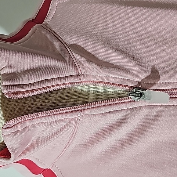 Nike athletic zipper jacket. Pink size medium (8-10) zipper pockets.  Very‎ good - Picture 2 of 12